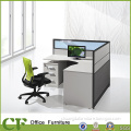 L Shape Large Working Space 1 Seat Office Workstation Partition